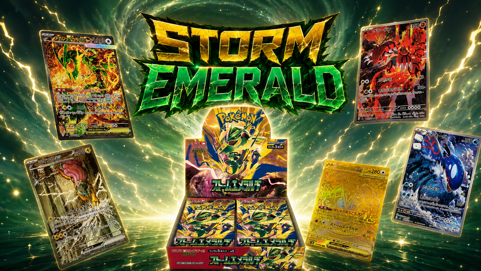 Storm Emerald Japanese Booster Box